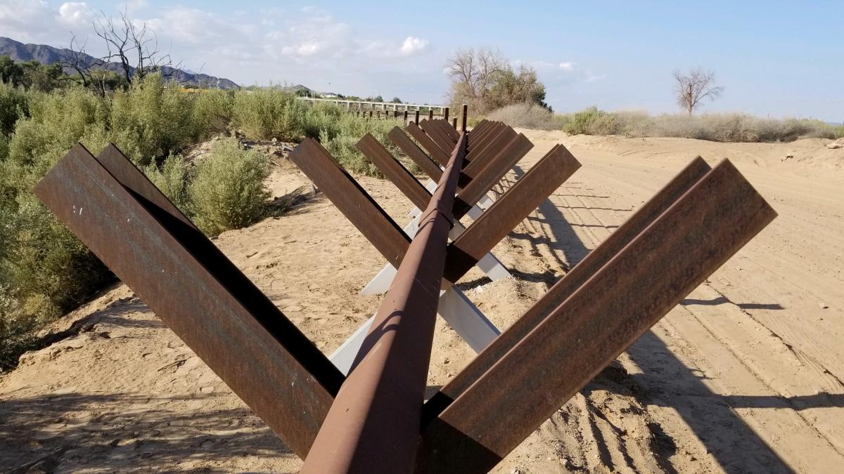 Fence at Yuma Border