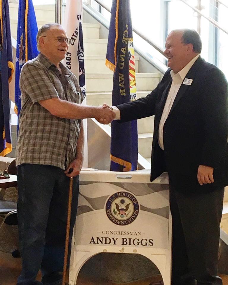 Biggs's staff at the Southeast VA Health Care Clinic