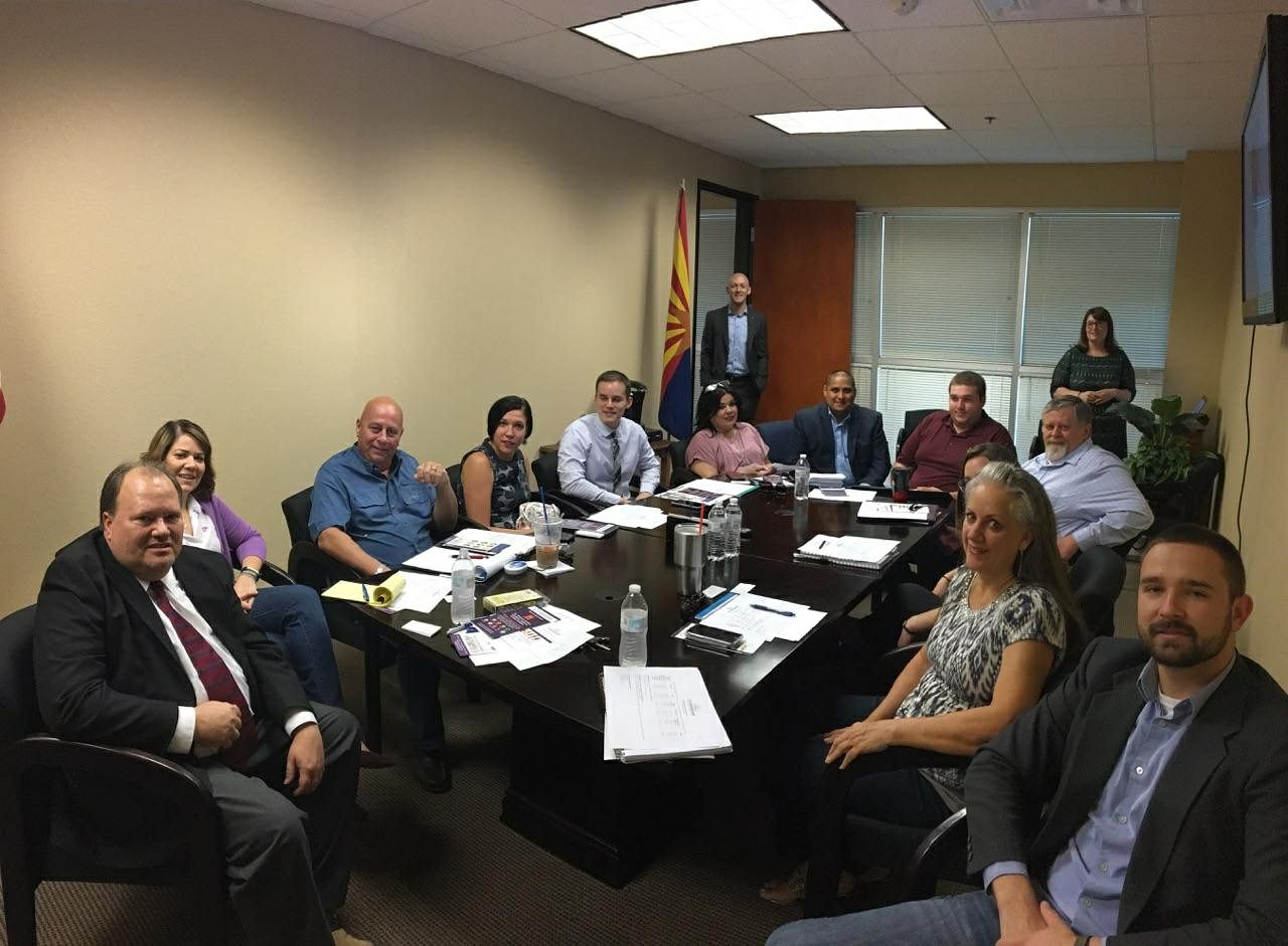 Roundtable discussion with a number of Arizona's congressional staff members