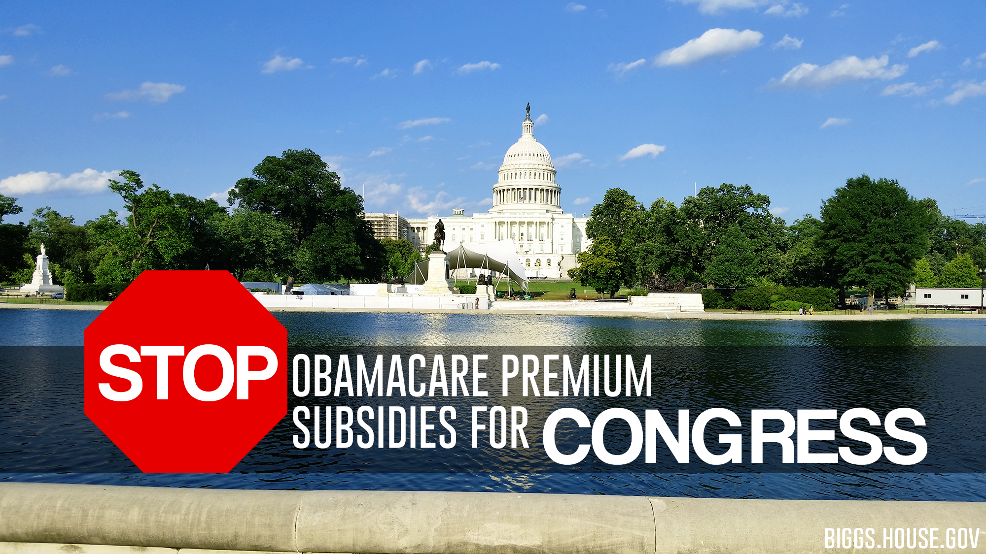 Stop Obamacare Premium subsidies for Congress